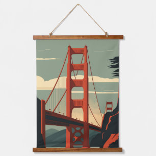 Golden Gate Bridge Hanging Tapestry