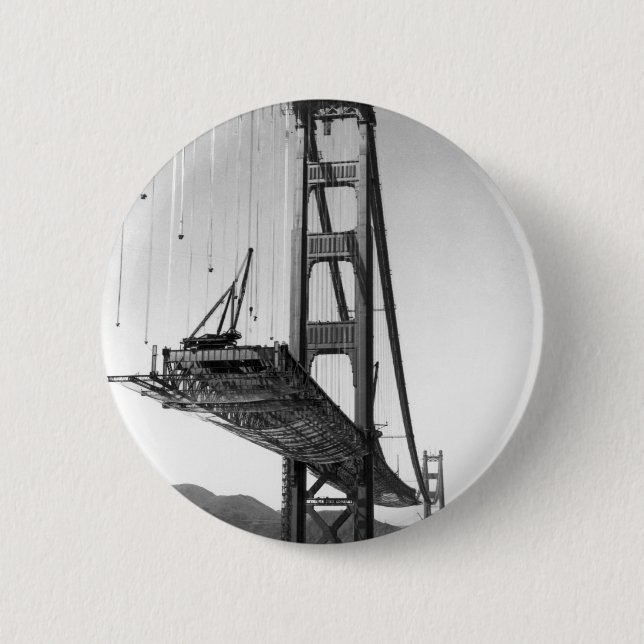 Golden Gate Bridge I 2 Inch Round Button (Front)
