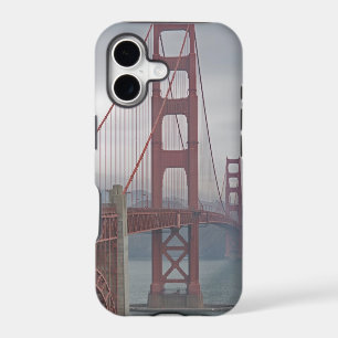 Golden gate bridge in mist.