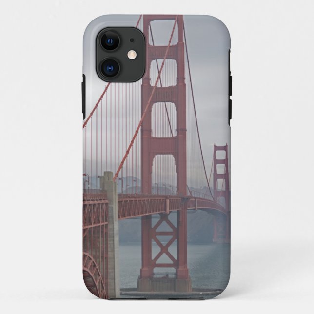 Golden gate bridge in mist. Case-Mate iPhone case (Back)