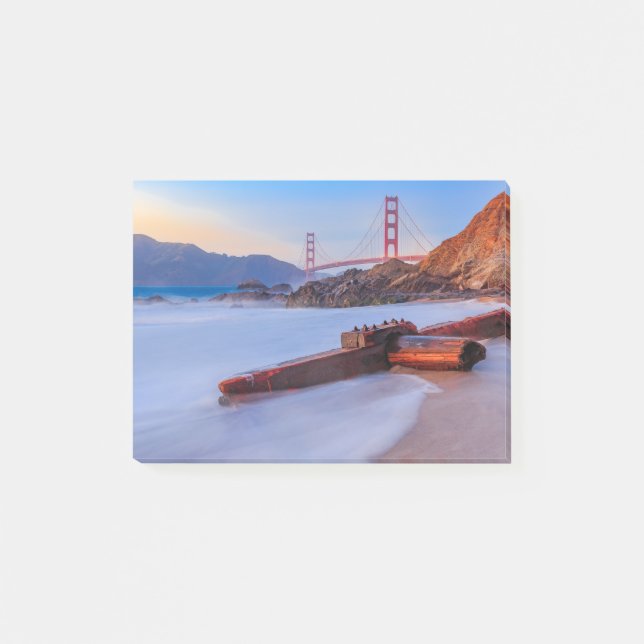 Golden Gate Bridge in San Francisco, Baker Beach Post-it Notes (Front)