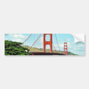 Golden Gate Bridge In San Francisco Bumper Sticker