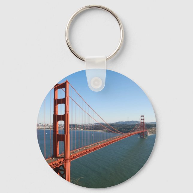 Golden Gate Bridge in San Francisco Keychain (Front)