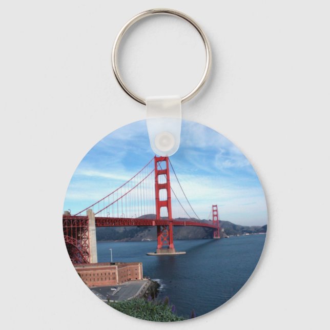 Golden Gate Bridge Keychain (Front)