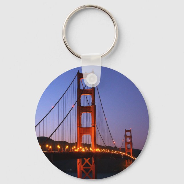 Golden Gate Bridge Keychain (Front)