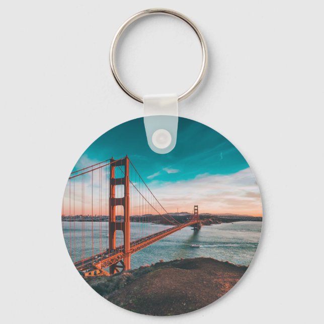 Golden Gate Bridge Keychain (Front)