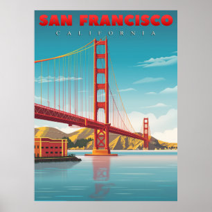 Golden Gate Bridge - Landmark of San Francisco Poster