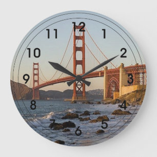 Golden Gate Bridge Large Clock