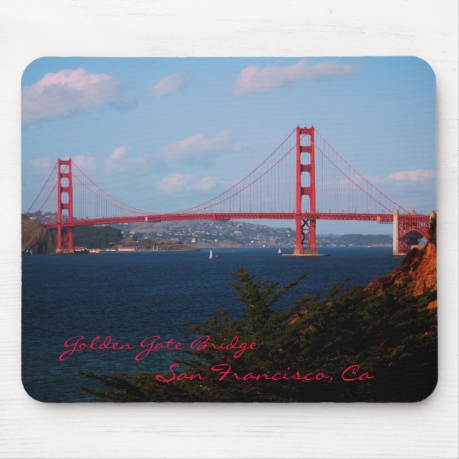 Golden Gate Bridge Mousepad (Front)