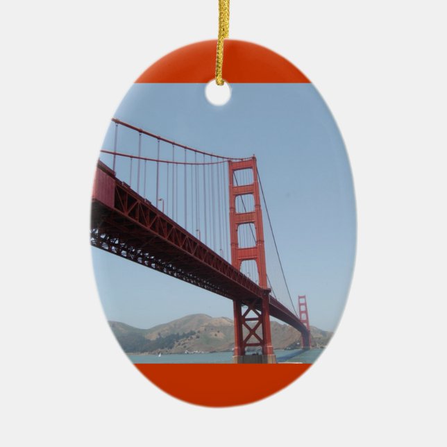 Golden Gate Bridge Ornament (Front)