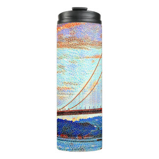 Golden Gate Bridge painting Thermal Tumbler