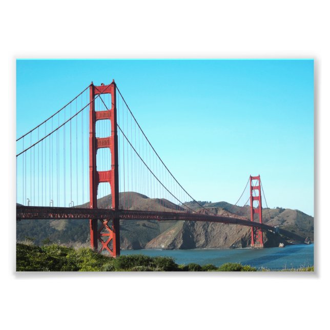 Golden Gate Bridge Photo Print (Front)