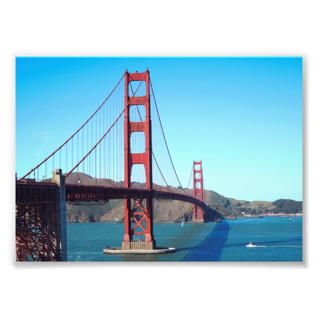 Golden Gate Bridge Photo Print (Front)