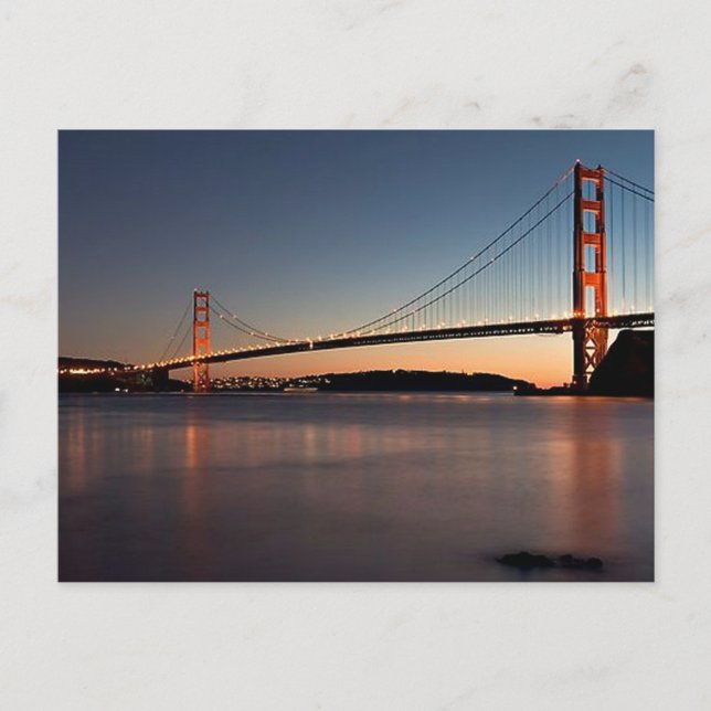 Golden Gate Bridge Postcard (Front)