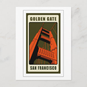 Golden Gate Bridge Postcard