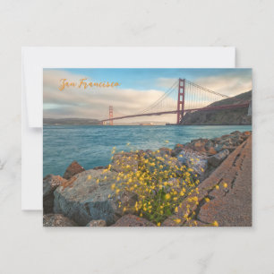 Golden Gate Bridge Postcard
