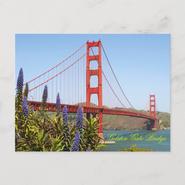Golden Gate Bridge Postcard (Front)