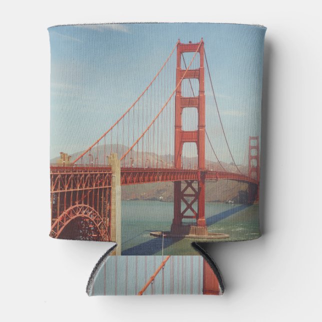 Golden Gate Bridge: Retro Filter Can Cooler (Front)
