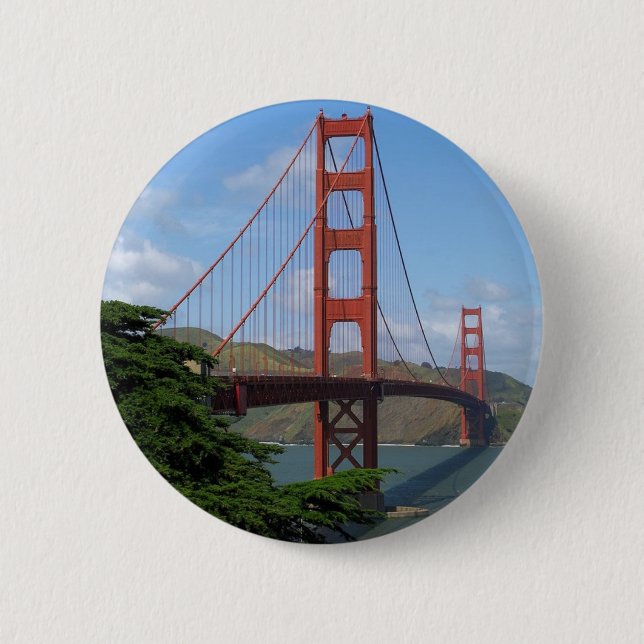 Golden Gate Bridge, San Francisco 2 Inch Round Button (Front)
