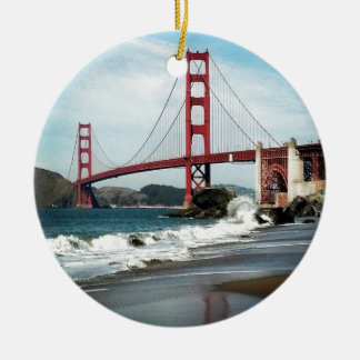 Golden Gate Bridge San Francisco CA Ceramic Ornament