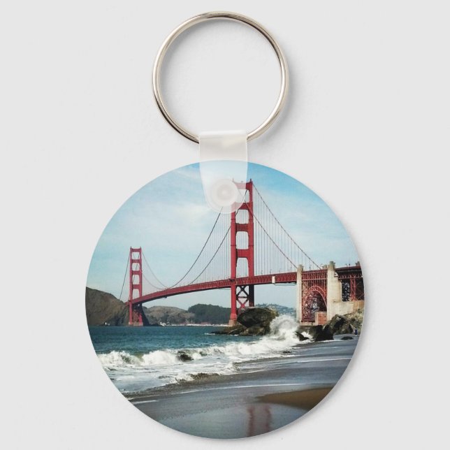 Golden Gate Bridge San Francisco CA Keychain (Front)
