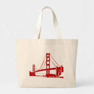 Golden Gate Bridge - San Francisco, CA Large Tote Bag
