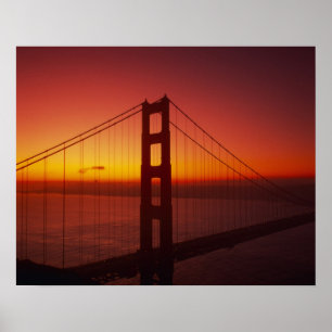 Golden Gate Bridge, San Francisco, California, 10 Poster