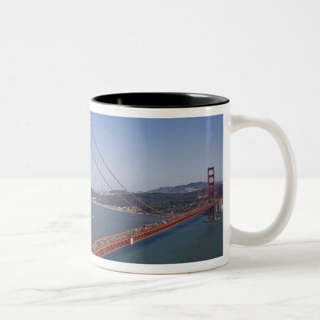 Golden Gate Bridge, San Francisco, California, 10 Two-Tone Coffee Mug (Right)