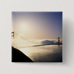 Golden Gate Bridge, San Francisco, California, 4 2 Inch Square Button