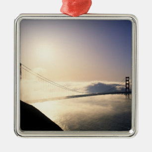 Golden Gate Bridge, San Francisco, California, 4 Metal Ornament