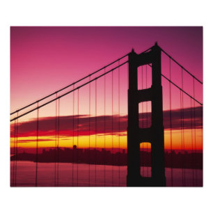 Golden Gate Bridge, San Francisco, California, 4 Photo Print
