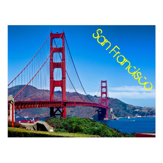 Golden Gate Bridge, San Francisco, California Postcard