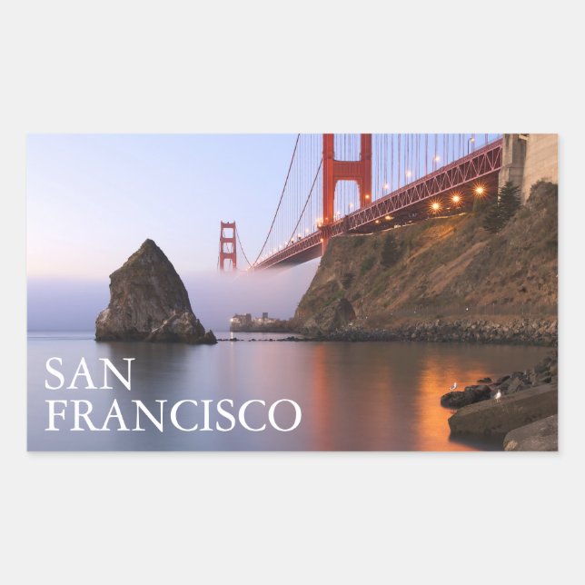 Golden Gate Bridge | San Francisco California Sticker (Front)