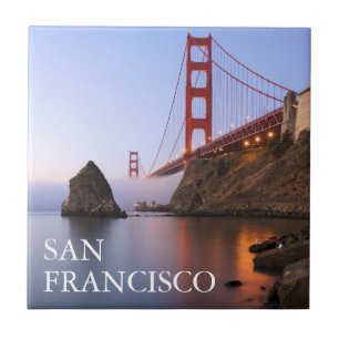 Golden Gate Bridge San Francisco California Tile