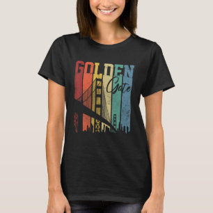 Golden Gate Bridge San Francisco California Vintag T-Shirt