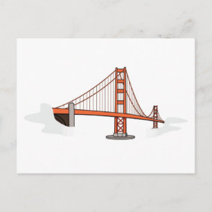 Golden Gate Bridge San Francisco Destination Postcard