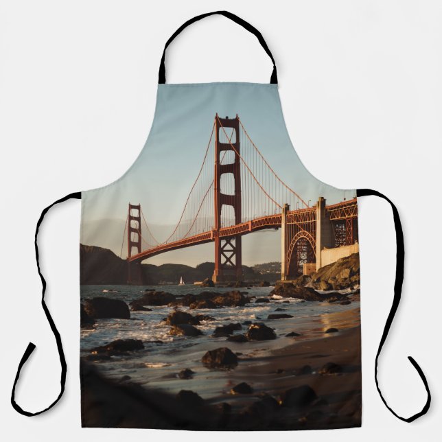GOLDEN GATE BRIDGE, SAN FRANCISCO DURING DAY APRON (Front)