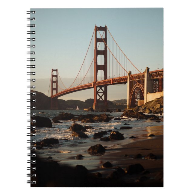 GOLDEN GATE BRIDGE, SAN FRANCISCO DURING DAY NOTEBOOK (Front)