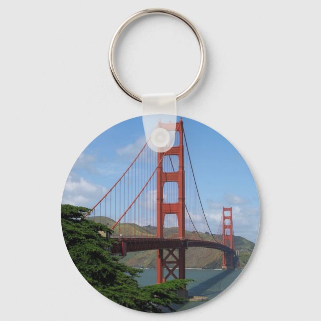 Golden Gate Bridge, San Francisco Keychain (Front)