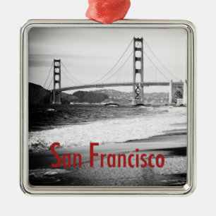 Golden Gate Bridge, San Francisco Metal Ornament