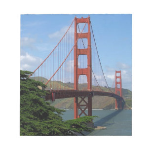 Golden Gate Bridge, San Francisco Notepad