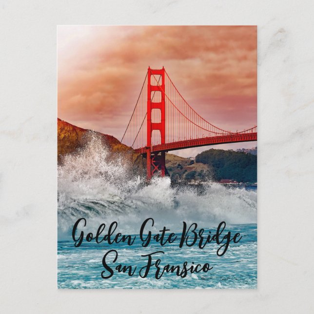 Golden Gate Bridge San Francisco Postcard (Front)