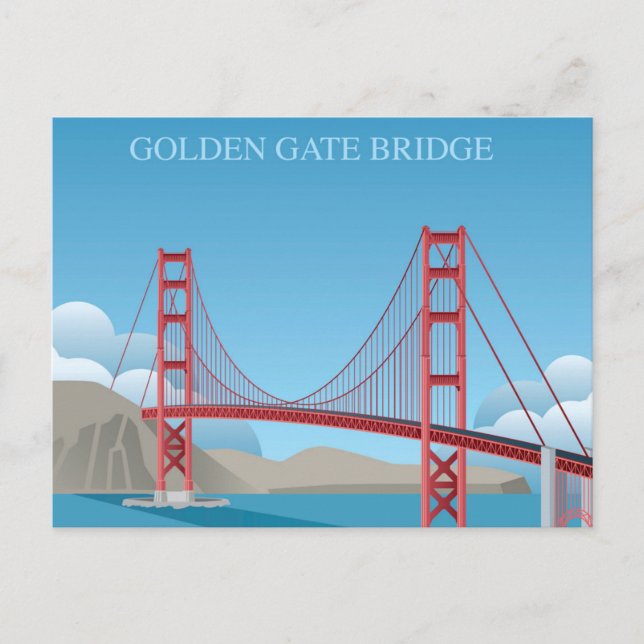 Golden Gate Bridge | San Francisco Postcard (Front)