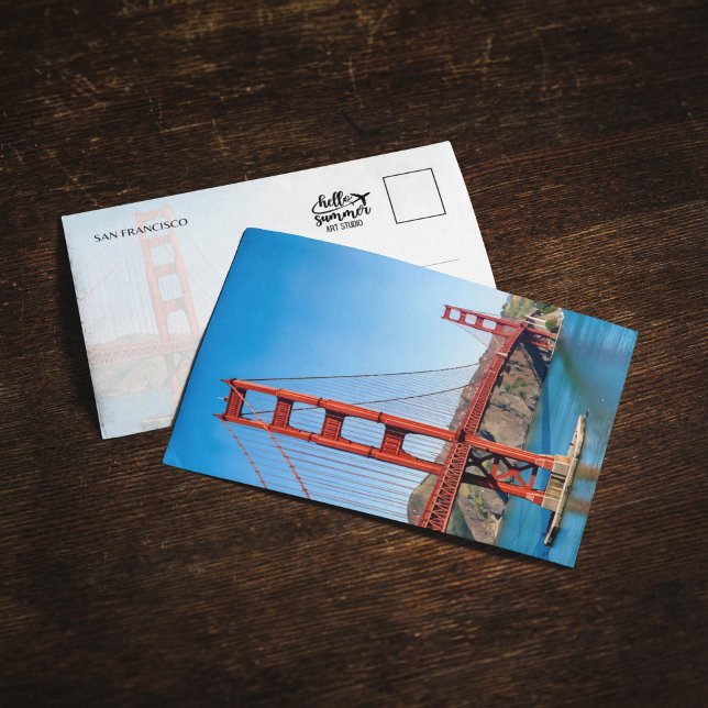 Golden Gate Bridge San Francisco Postcard (Creator Uploaded)