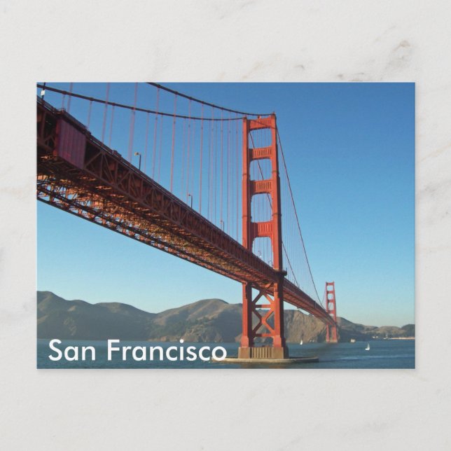 Golden Gate Bridge, San Francisco Postcard (Front)
