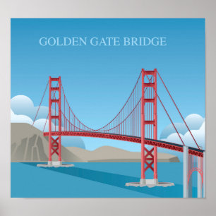 Golden Gate Bridge   San Francisco Poster