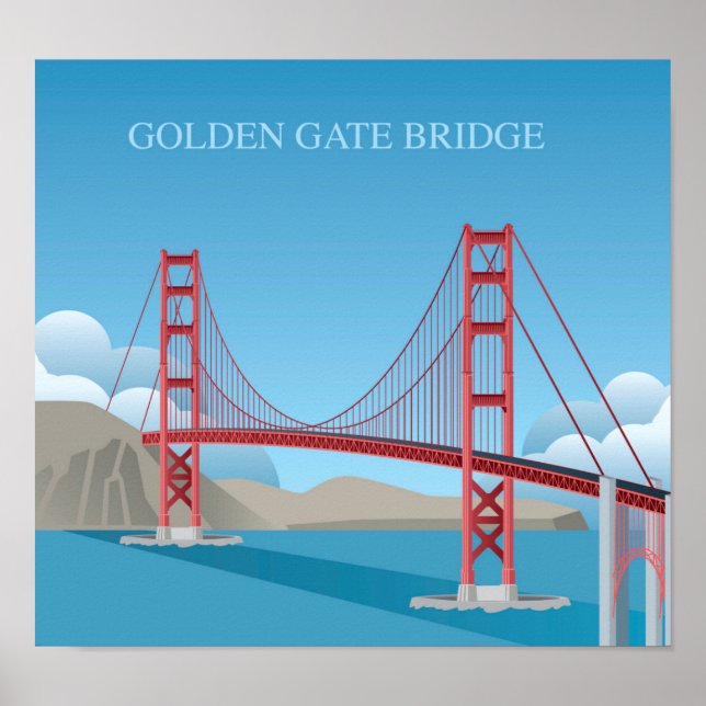 Golden Gate Bridge | San Francisco Poster (Front)