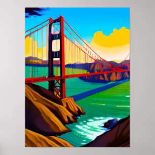 Golden Gate Bridge, San Francisco   Poster