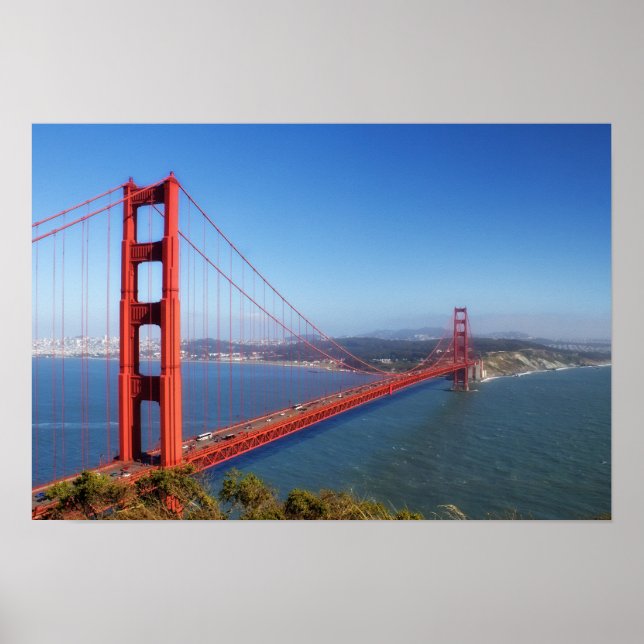 Golden Gate Bridge, San Francisco Poster (Front)