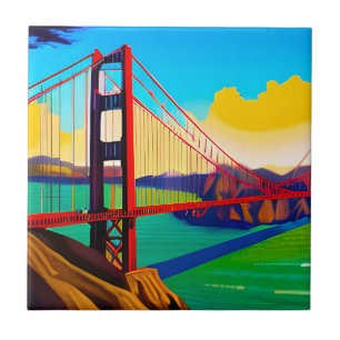Golden Gate Bridge, San Francisco Tile